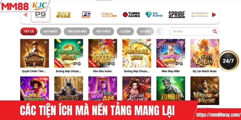 Các tiện ích mà nền tảng mang lại khi tải app