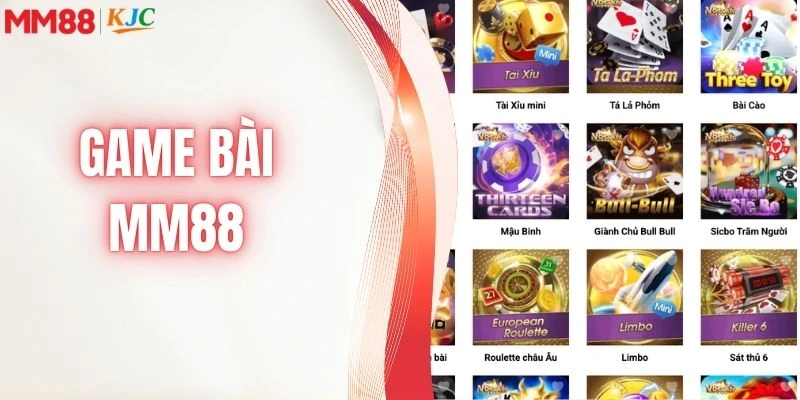 Game Bài MM88 - Nơi Tổng Hợp Trò Chơi Đẳng Cấp, Thưởng Khủng