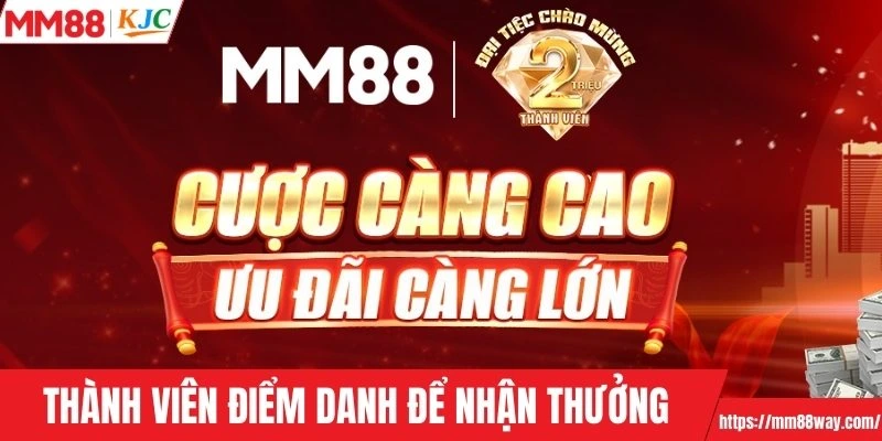 Thành viên duy trì điểm danh để nhận thưởng