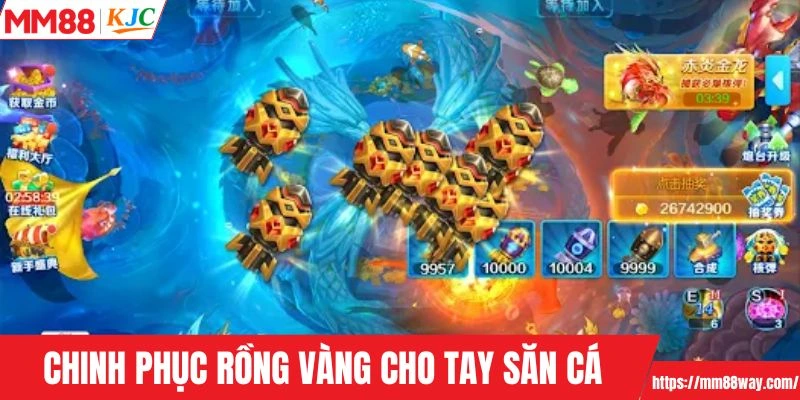 Thử thách chinh phục rồng vàng cho tay săn cá