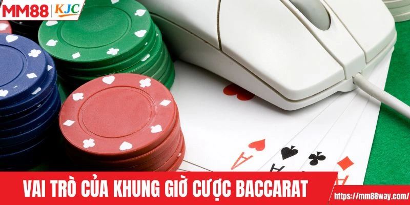 Người chơi hiểu rõ vai trò của khung giờ cược Baccarat